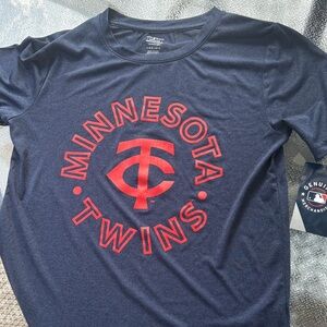 Minnesota Twins Women's Navy Short Sleeve Tee